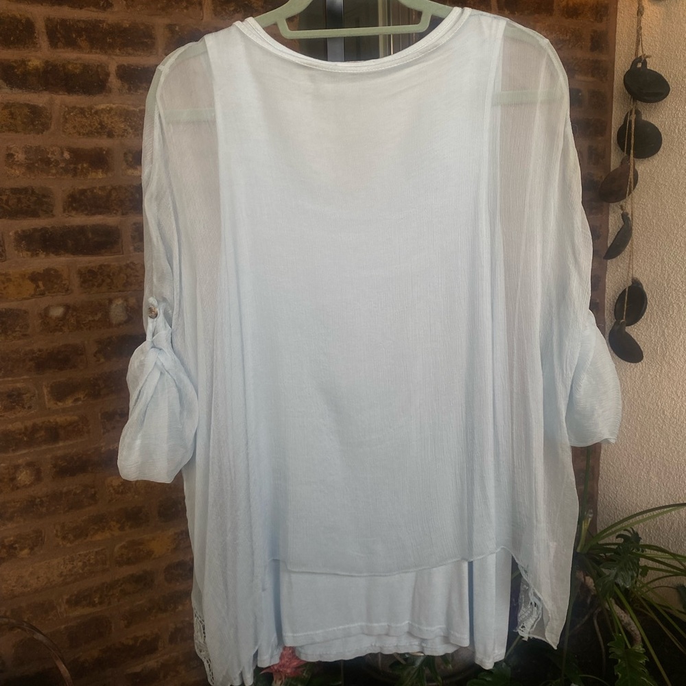 2pc Flowy Women's Top - image 2